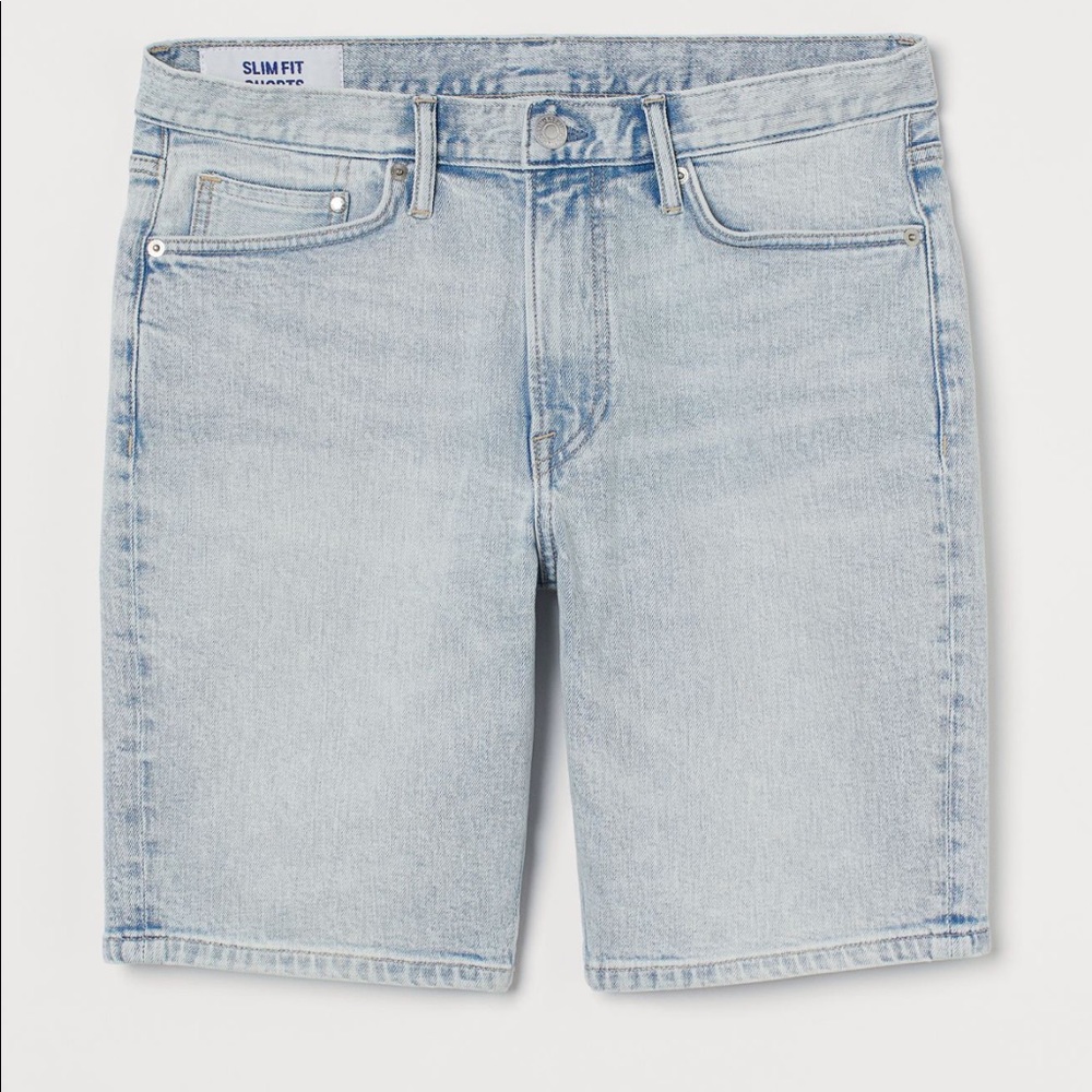 [H&M] Slim Fit Denim Shorts